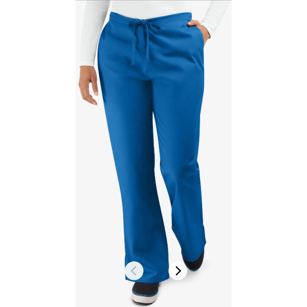 Cherokee‎ Workwear-Women's Small-3-Pocket Flare Leg Drawstring Scrub Pants-EUC